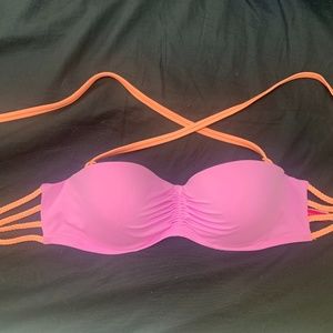 LIKE NEW COLOR BLOCK VICTORIAS SECRET BIKINI TOP